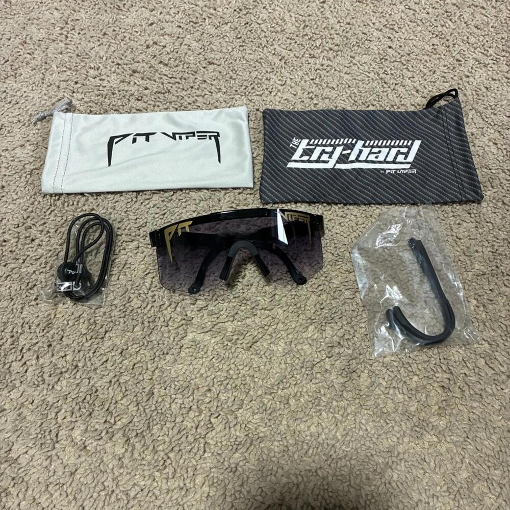 Pit Viper Black and Gold VR Glasses